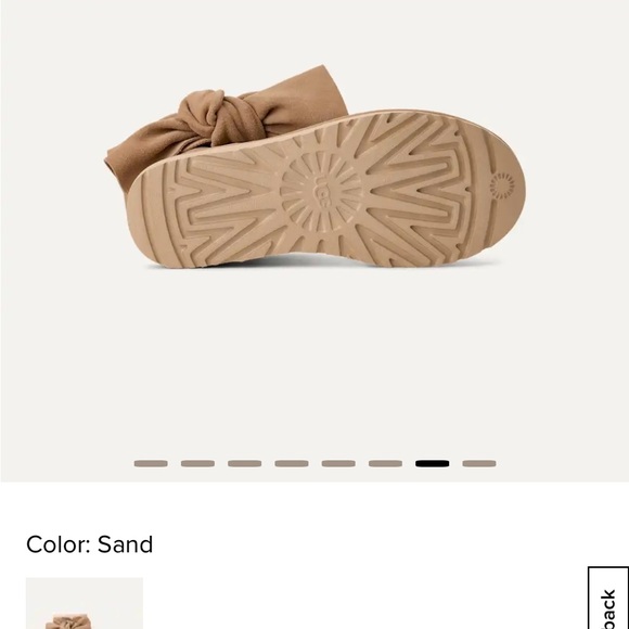 UGG Sand classic mini bow boots - Picture 5 of 7